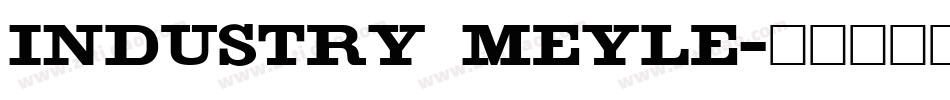 industry meyle字体转换